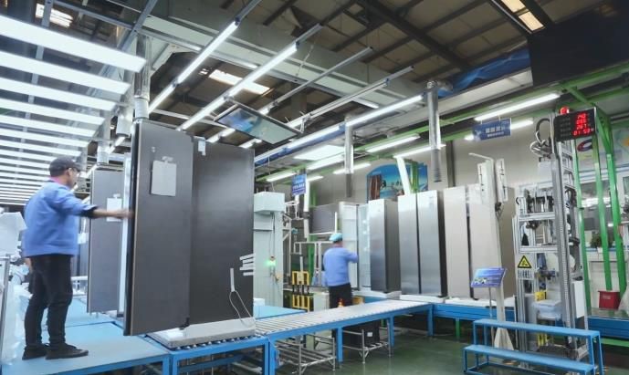 Fábrica da Midea de Refrigeradores na China. Foto: Divulgação / Midea